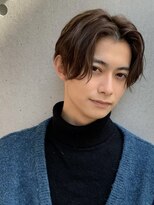 ダブルオーバイオーバーレイ 武蔵新城(w/o by Overlay)&nbsp;【メンズスタイル】 センターパート #1 スパイラルパーマ