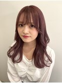秋色　透明感×ラベンダーピンク