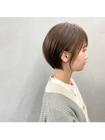 タグ(#tag)&nbsp;#柔らかベージュ×ショートボブ