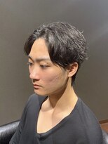 ビーダンディー(Bee dandy)&nbsp;ビジネスツーブロックウルフ ニュアンスパーマ センターパート