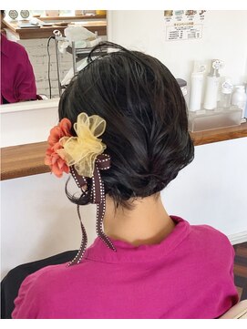 ヘアーアンドメイクアップモパ ヘアセット