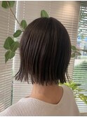大人可愛い外ハネショートハイライト