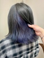 エターナルバイマティーナ(Eternal by MATINA)&nbsp;【落ち着きインナーカラー×青紫】池袋美容室