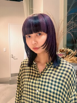 エルム 原宿 表参道(yelm) 姫カットレイヤー×インナーカラー/ダブルカラー/髪質改善/韓国