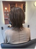 白髪ぼかし+ウルフ☆