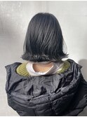 グレーボブスタイル