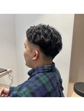 パーマで時短スタイリング