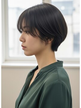 大人ショートボブ/ショートカット/前髪あり/20代30代40代