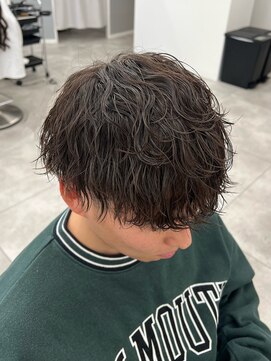 【金沢】緩め波巻きパーマ｜金沢メンズパーマ