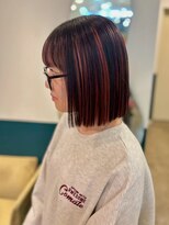 ヘアーブレイス(hair brace) 千葉駅/着物ヘア/大人ガーリー/ダークアッシュ/似合わせカット