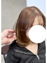 ソヨン 平塚店(SOYON)&nbsp;フェイスレイヤー×ブリーチなしほんのりピンクベージュ〇平塚