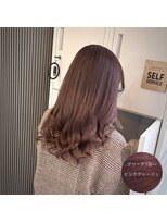 ミエルヘアーエスト 新宿店(mielhair est)&nbsp;ブリーチあり☆ピンクグレージュ♪