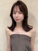 ユニカバイベル 御殿山店(unica by Belle) 【韓国風ミディアム】顔まわりで作る簡単柔らかヘア