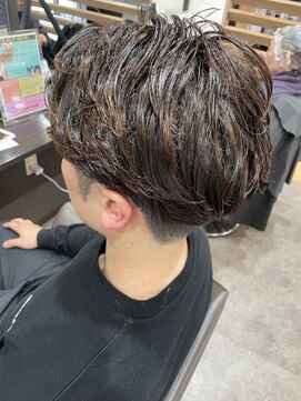 グランジュテ ヘアアンドスパ 真砂(GRAND JETE) 毛流れパーマ