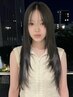【平日限定】カット＋カラー＋3stepトリートメント(鎖骨下限定)栄/レイヤー