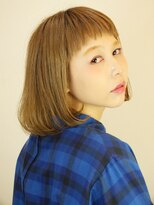チャクラ アルカ ヘアサロン(Chakura arka Hair Salon) ショートバングボブ　[ブリーチ/ハイトーンカラー]