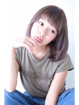 ブルーフェーセス 表参道(blue faces) 『bluefaces』パールベージュ 透明感カラーボブ