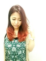 ヘア デザイン ルナ(Hair Design Luna)&nbsp;【Luna】♪レッド系グラデーション♪