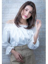 ヘアーアートシフォン 池袋西口店(Hair art chiffon)&nbsp;デザインカラー丸みショート無造作カールボブディイルミナカラー