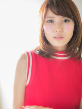 モッズ ヘア 福岡姪浜店(mod's hair) *mod's姪浜*……斜めバング♪ワンカールサラツヤナチュラルボブd