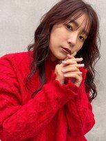 エル(EL by green)&nbsp;(akiko)ラベンダーピンク×ロングウェーブ