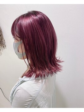 アース 大和店(HAIR&MAKE EARTH) イエベ肌さん相性◎パープルカラー