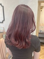 ロンドプランタン 恵比寿(Lond Printemps)&nbsp;ふんわり韓国風グラマラスカールチェリーピンク【中居】