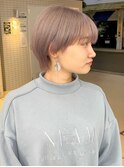【藤田真由】ハイトーンショート グレージュ《大阪梅田駅》