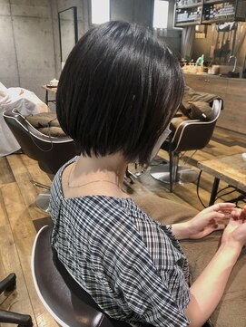 髪質改善ヘアエステ フランネル 経堂(Flannel) ショートボブ
