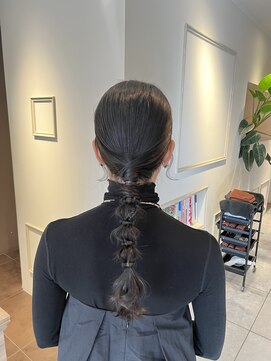 ヘアースタジオ エフ(Hair studio f) タイトアレンジ/編み下ろしアレンジ