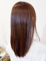 レポヘアー(Repos hair)&nbsp;20代30代40代髪質改善カラーダークブラウン艶感ストレート