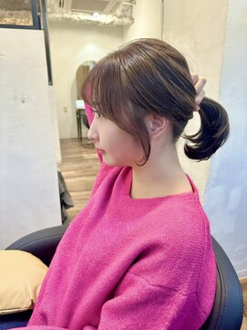 アリスバイアフロート 自由が丘(ALICe by AFLOAT) おくれ毛カット