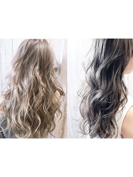 高い技術力とセンスでトレンド感をプラス。伸ばしかけの髪も、長さを変えずに印象チェンジ♪