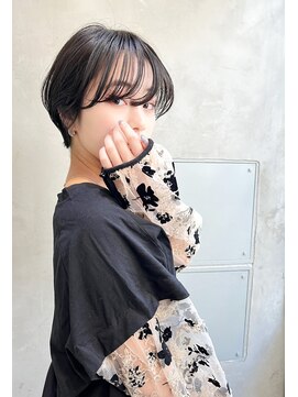 ケイト(kate) 【kate 大宮】オリーブブラック×透け感垢抜けショートカット