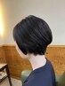 酸性ヘアマニキュア＋デザインカット　白髪染め、白髪ぼかし/自髪色ツヤ