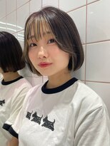 ココ なかもず店(COCO)&nbsp;レイヤーカット/ボブ/髪質改善/チェリーブラウン