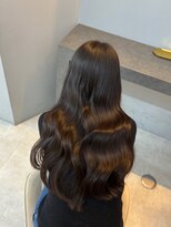 ドロシー 郡山桑野店(Dorothy)&nbsp;黒髪ボブルフネビージュ小顔ワンレン