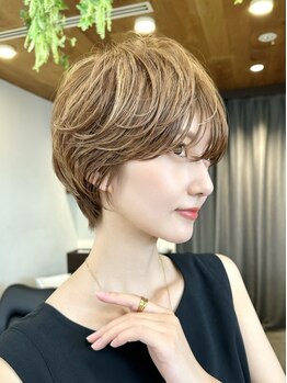 ビューギンザ(VIEW GINZA)の写真/360度どこから見ても“大人可愛い“ショートカット★ずっと通いたくなる、大人女性に好評salon*