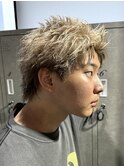 スパイキーショートアップバングショートスイングショート