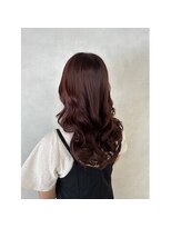 アース オーセンティック 越谷レイクタウン店(EARTH Authentic)&nbsp;越谷レイヤー×リーチなしダブルカラーピンク系カラー