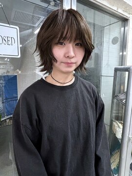 ★ボブレイヤーレイヤーボブブラウン寒色ブラウンチョコカラー