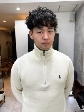 ディーエックス ウエスト(Dxxxx WEST) 2wayパーマ メンズパーマ マッシュパーマ ビジネスヘア