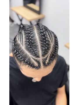 ヌーク 押上店(NooK) デザインコーンロウ/コーンロウ/特殊ヘア/メンズ