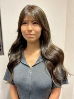 ヘアリゾート粋 ティガ 池袋店(tiga)&nbsp;ダークオリーブ/透明感カラー/レイヤーロング