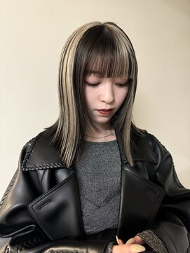 イェン(Yen.) デザインカラーブロックカラーミックスカラー