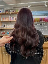 ヘアースペースブルーム プリュス 石橋店(HAIR SPACE BLOOM plus)&nbsp;石橋阪大前/ハイライトカラー/ボルドーカラー/髪質改善パーマ