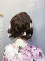 エフェ(effet) ふんわり華やか!ゆるふわツインアップ+500円