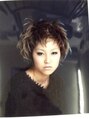 シンク ヘアーショップ(shink hair shop) 毛先だけ、ブリーチをして動きをだしたスタイル。