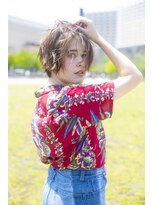 フレイムスヘアーアンドリラックス 西川口店&nbsp;ラフな動きのあるショートスタイル×イルミナカラー