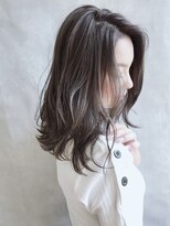 ムウ 難波(MOU)&nbsp;ハッシュカットフルバング似合わせカットレッドブラウン20代30代